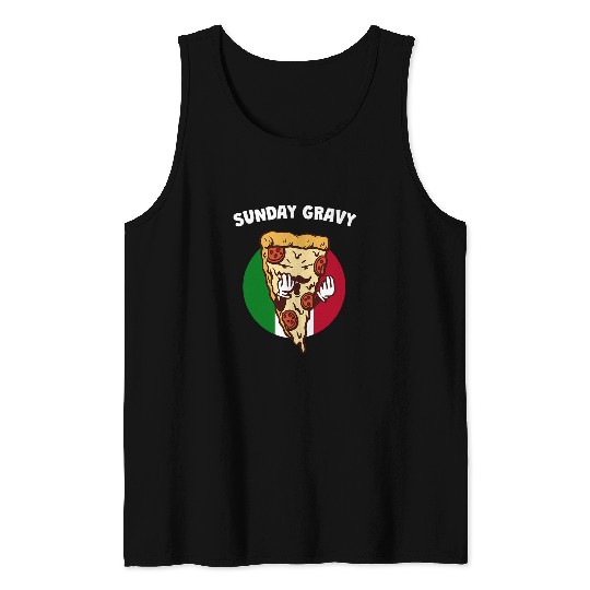 Sunday Gravy Italian Chef Italy Cook Family Reunion Tank Tops