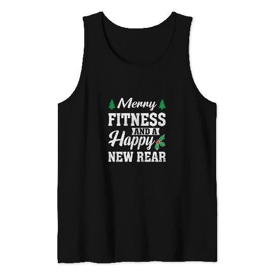 Merry Fitness And A Happy New Rear Christmas Costume Workout 23 Tank Tops