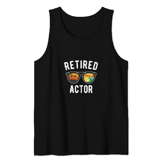 Retirement Actor Hollywood icon on vacation Tank Tops