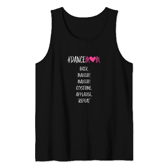 Womens Hashtag Dance Mom Ballet Dancing Love Tank Tops
