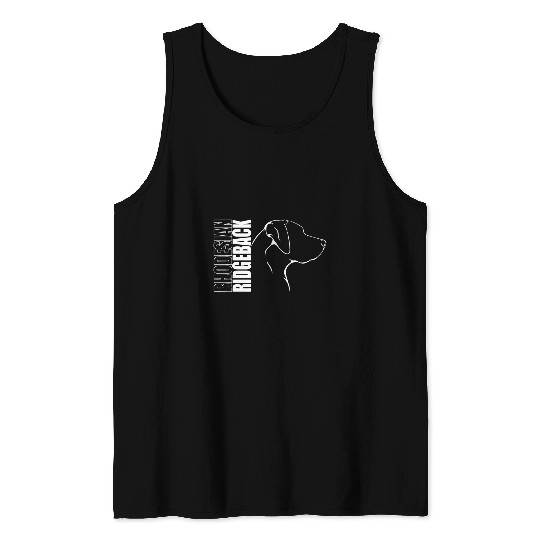 Proud Rhodesian Ridgeback profile dog breed dog Tank Tops