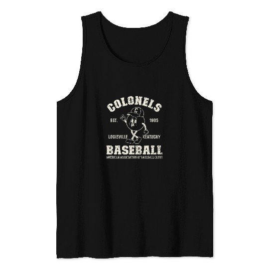 vintages Louisville Kentucky Baseball Colonels Tank Tops