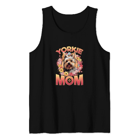 Yorkshire Terrier Dog Yorkie Yorkie Mom Tank Tops