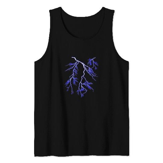 Lightning s vintages LightningLightning goth art Storm Tank Tops