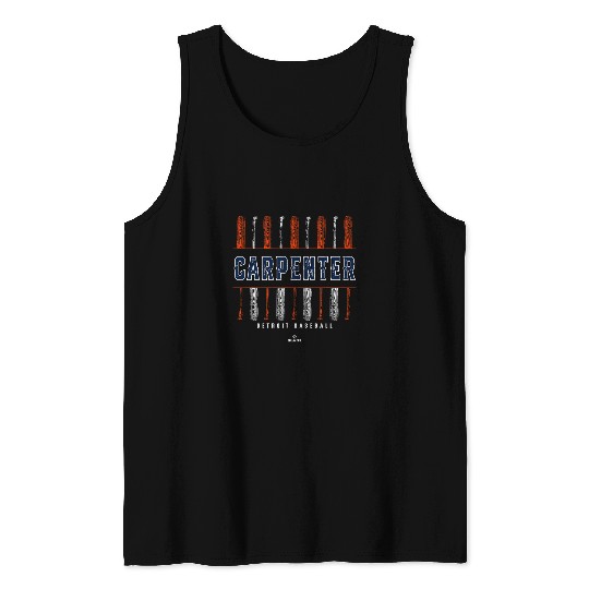 vintages Baseball Bat Gameday Kerry Carpenter Detroit MLBPA Tank Tops