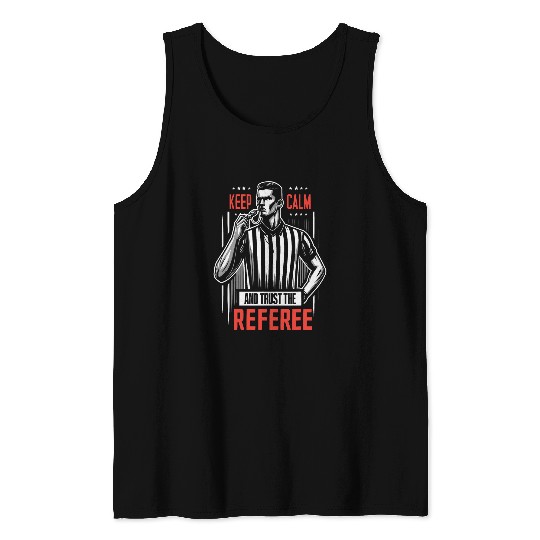 Basketball Referee Refereeing Ref Sports Game Official 13 Tank Tops