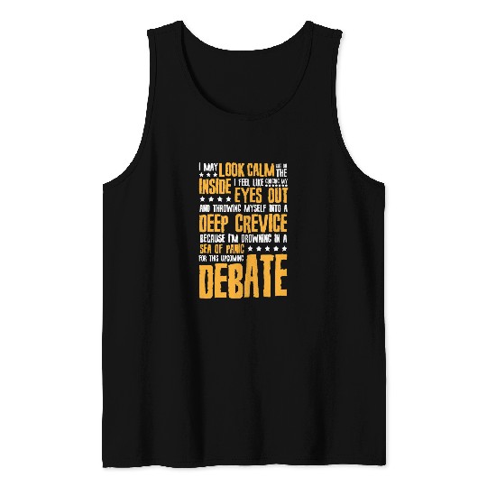 Topicality College Debaters Speech High School Debate Team 24 Tank Tops