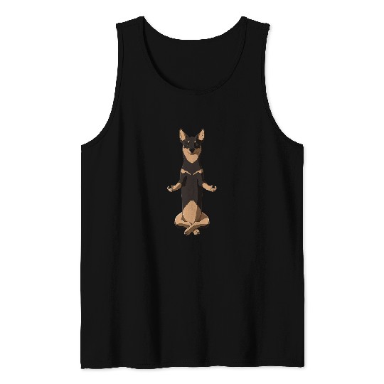 Yoga Dog Lancashire Heeler Tank Tops