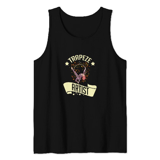 Trapeze Artist Aerial Yoga Circus Acrobat Swing Workout Tank Tops