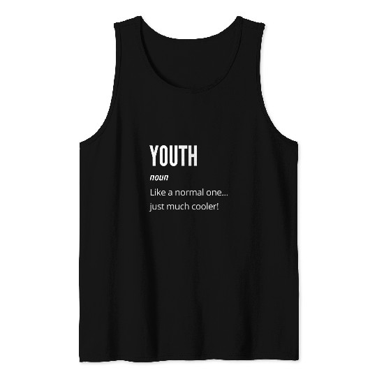 Youth Minister Gift Noun Like a Normal One Just Much Cooler Tank Tops