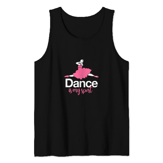 School Dancing Ballerina Teacher Ballet Dancers 2 Tank Tops