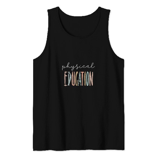Physical Education PE Teacher Phys Ed Student Grad 4 Tank Tops