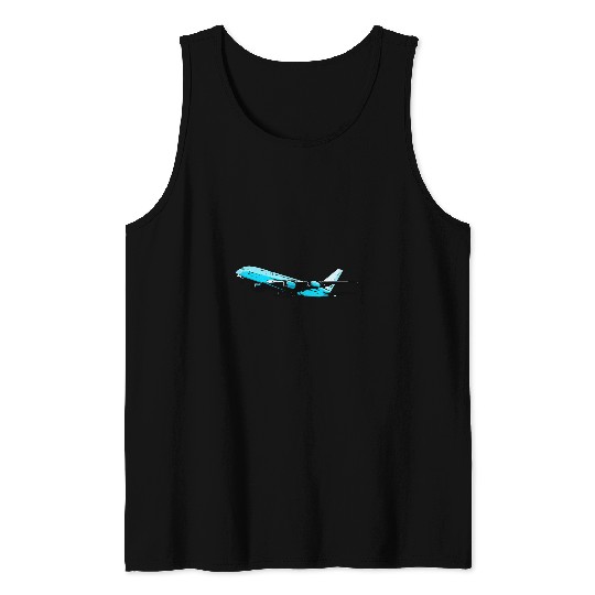 Real Aircraft for Air Plane Lovers and Pilots Tank Tops