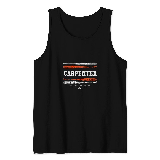 vintages Baseball Bat Gameday Kerry Carpenter Detroit MLBPA 21 Tank Tops