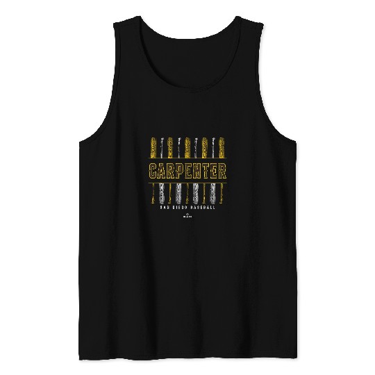 vintages Baseball Bat Gameday Matt Carpenter San Diego MLBPA 21 Tank Tops