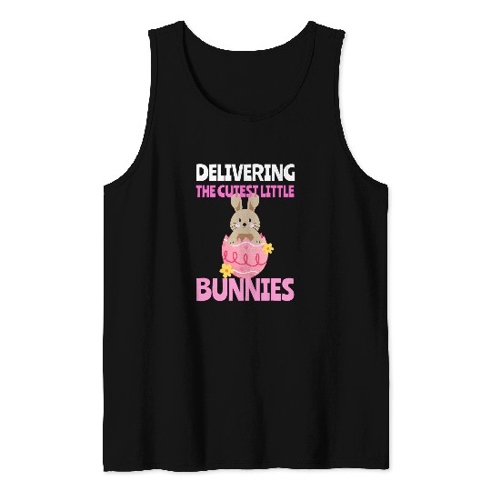Easter Pregnancy Delivering Cutest Bunnies nurses Labor Day 1 Tank Tops