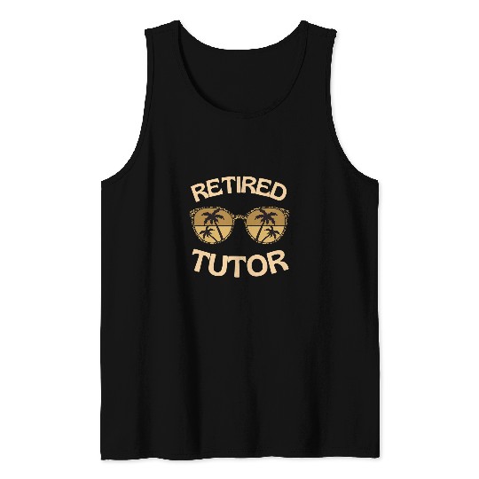 Retired Tutor Leopard Print Tutor Tank Tops