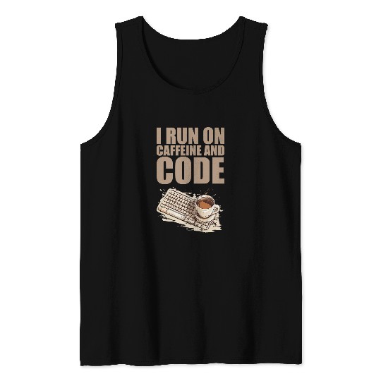 caffeines Coder Software Developer Engineer Coffee Programmer 27 Tank Tops