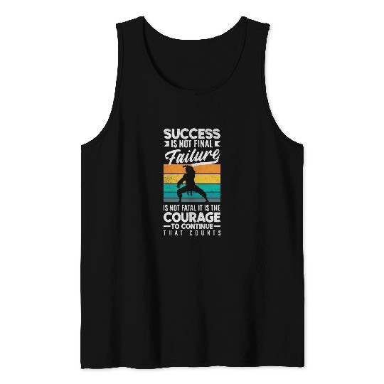 It Is The Courage To Continue That Counts Karate Jiu Jitsu 1 Tank Tops