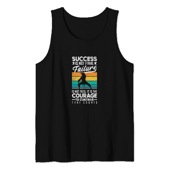 It Is The Courage To Continue That Counts Karate Jiu Jitsu 1 Tank Tops