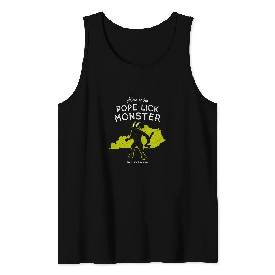 homes of the Pope Lick Monster Kentucky USA Cryptid Tank Tops