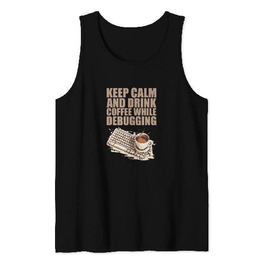caffeines Coder Software Developer Engineer Coffee Programmer 34 Tank Tops