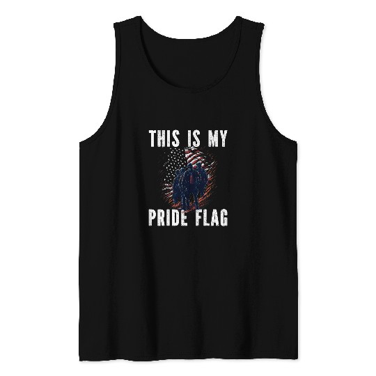 This Is My Pride Flag On Memorial Day Tank Tops