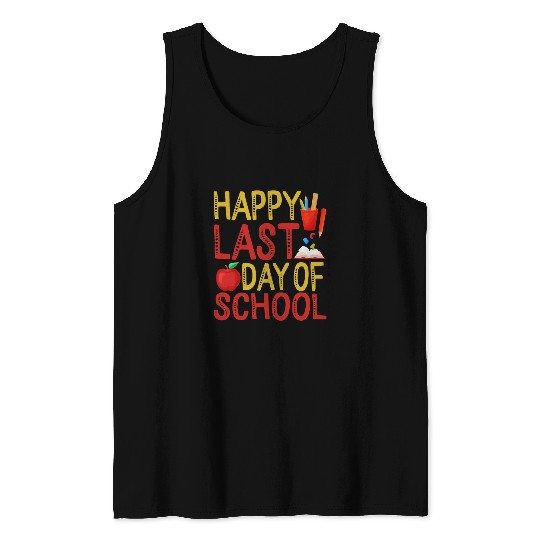 Happy Last Day Of School Teacher Appreciation Student Gift 1 Tank Tops