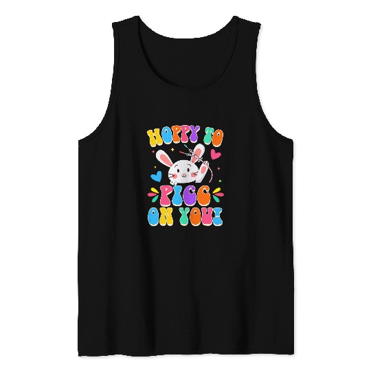 Easter Day Vascular Access Team nurses Hoppy To PICC On You Tank Tops