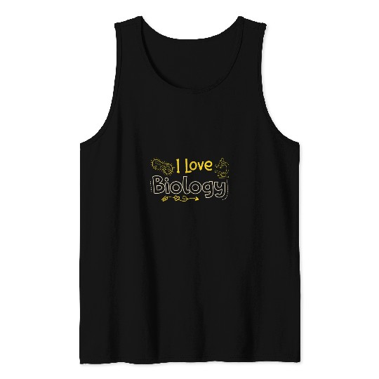 Biology Love Biologist Biology Student Nerd Teacher Tank Tops