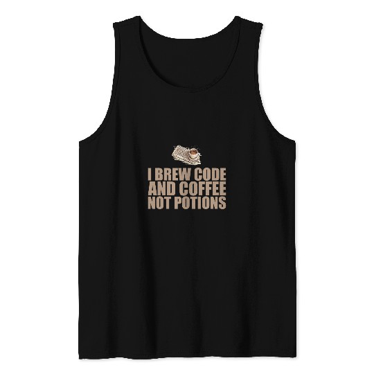 caffeines Coder Software Developer Engineer Coffee Programmer 2 Tank Tops