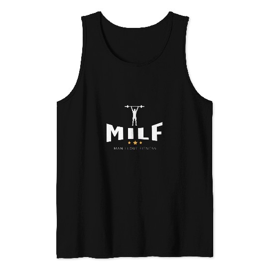 MILF Man I Love Fitness Funny 23 Tank Tops