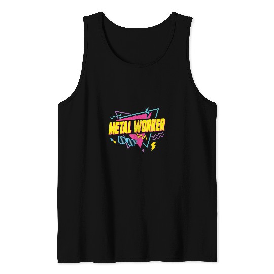 80s Metal Worker Tank Tops