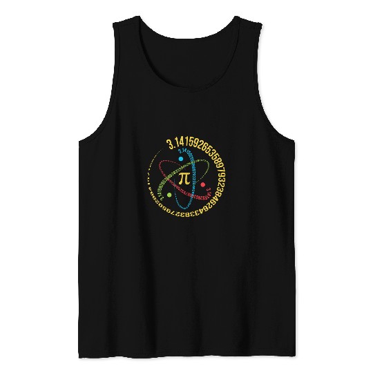 Pi Day cool Math Symbol Science Number 314 Student Tank Tops