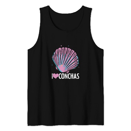 Mexican Bread Conchas Pan De Dulce Pastry Chef Bread Maker Tank Tops