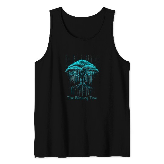 The Binary Tree Coding Computer Programmer Tank Tops