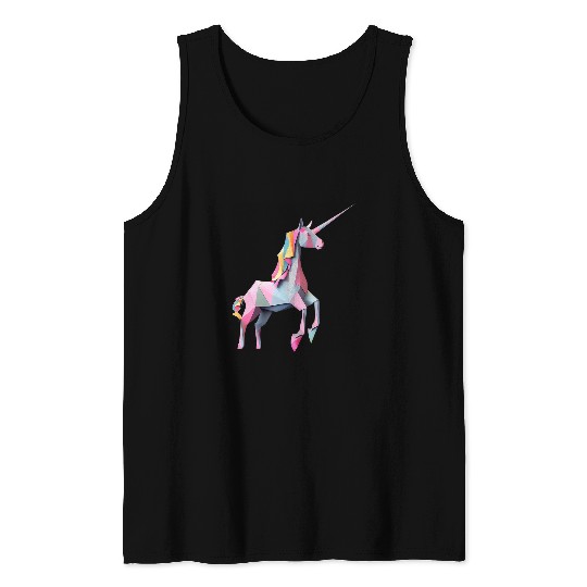 Origami Unicorns Japanese Art Paper Folding Artist 21 Tank Tops