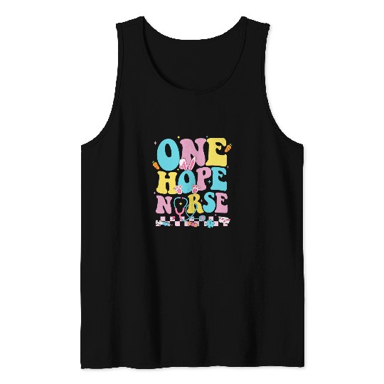 Easter nurses Bunny  One Hoppy nurses Easter Day Tank Tops