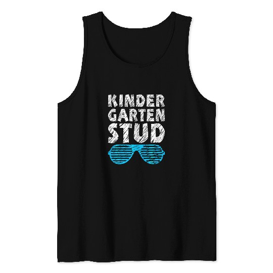 Kids Kindergarten Stud Back To School First Day of School Student 16 Tank Tops