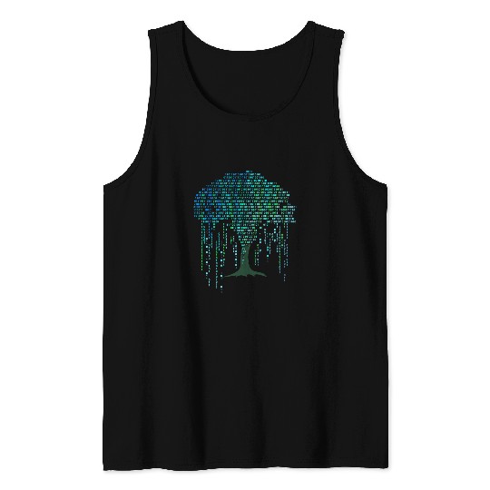 Binary Tree Coding Computer Programmer Coder Programming Tank Tops