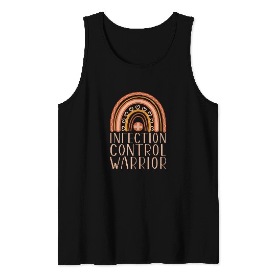Infection Control Warrior Worker Tank Tops