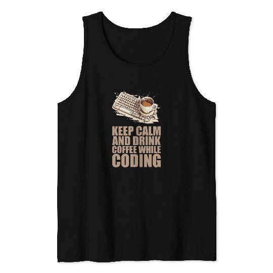 caffeines Coder Software Developer Engineer Coffee Programmer 45 Tank Tops