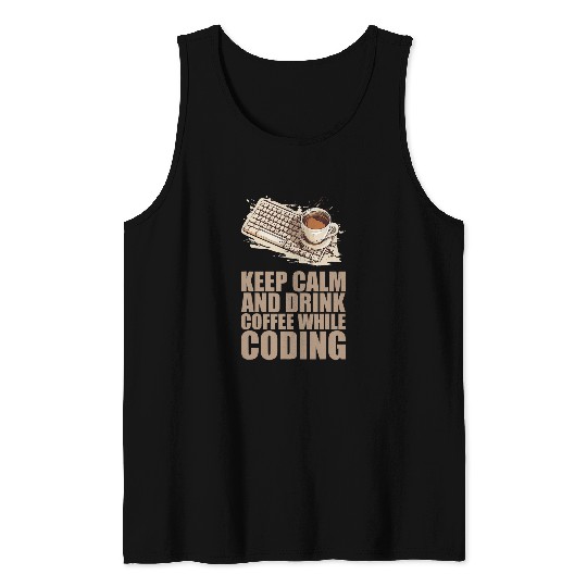 caffeines Coder Software Developer Engineer Coffee Programmer 45 Tank Tops