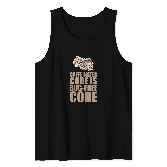 caffeines Coder Software Developer Engineer Coffee Programmer 5 Tank Tops