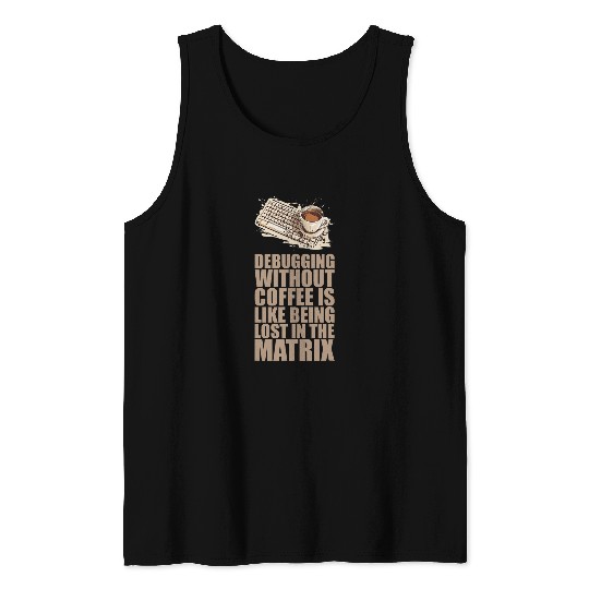 caffeines Coder Software Developer Engineer Coffee Programmer 39 Tank Tops