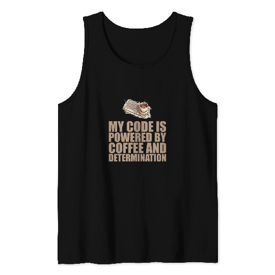caffeines Coder Software Developer Engineer Coffee Programmer 36 Tank Tops