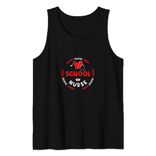 Happy nurses Week 2024 School nurses Tank Tops