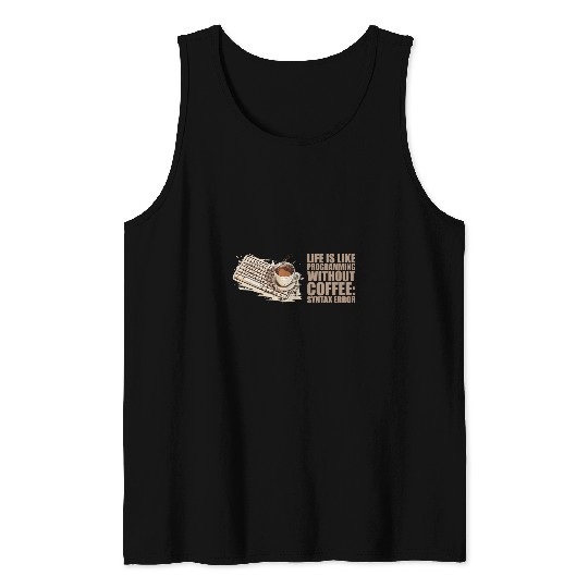 caffeines Coder Software Developer Engineer Coffee Programmer 46 Tank Tops