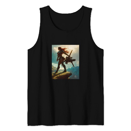 Walking away from technology by Artist Don Castillo on FB Tank Tops