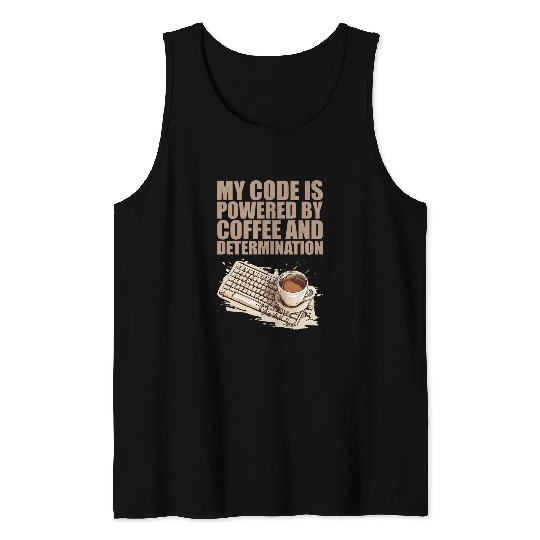 caffeines Coder Software Developer Engineer Coffee Programmer 29 Tank Tops